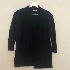 Loft Cozy Blue Cardigan XSP